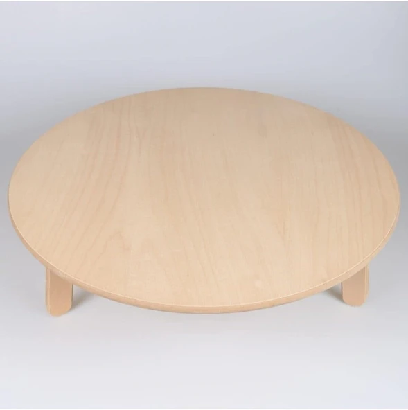 Ahşap Tahta Hamur Açma Sofrası 80 Cm Katlanır Ayaklı Hamur Tahtası