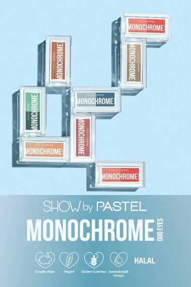 SHOW BY PASTELMonochrome Duo Eyes - Ikili Far Paleti 27 Lux