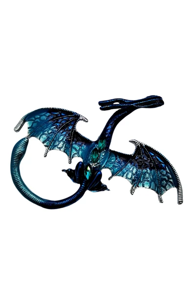 Mavi Ejderha Broş - Resim 3