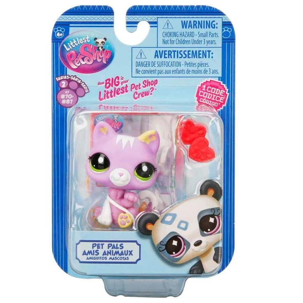 Littlest Pet Shop Minişler Tekli Paket S2 – Mor Kedi 00522-G7-74