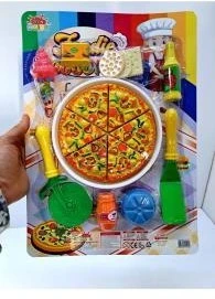 KESME PİZZA PASTA OYUN SETİ OYUNCAK MUTFAK ALETLERİ