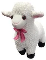 SEVİMLİ PELUŞ KUZU OYUNCAK