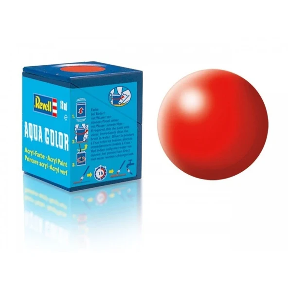 Revell 332 - Aqua Color Luminous Red - Silk Boya - 18 ml - 2