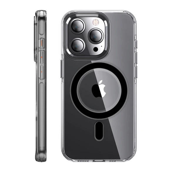 Peeq iPhone 16 Crystal Magsafe Telefon Kılıfı - 4