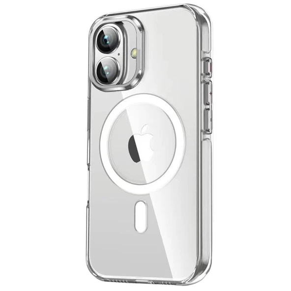 Peeq iPhone 16 Crystal Magsafe Telefon Kılıfı - 1
