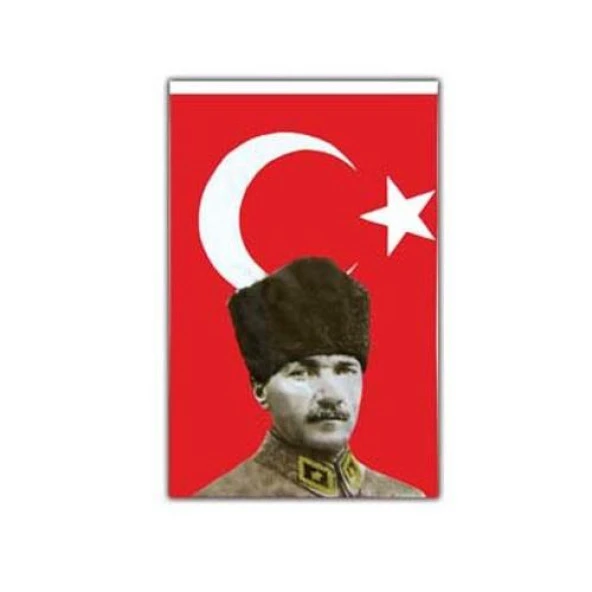 Vatan Atatürklü Bayrak 50x75 VT208