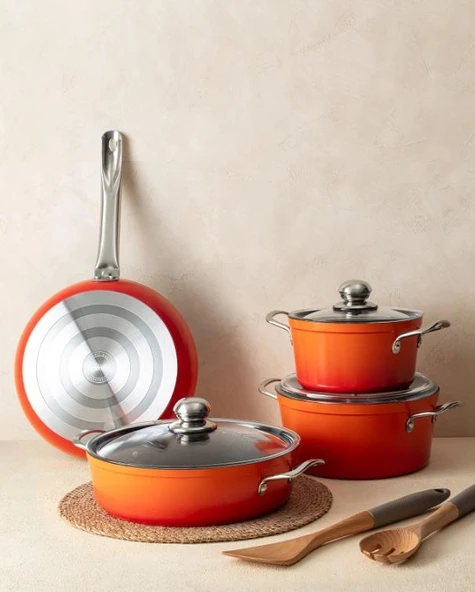 Madame Coco Titanium Professional Tencere Seti 7 Parça - 3