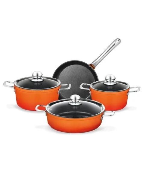 Madame Coco Titanium Professional Tencere Seti 7 Parça - 7