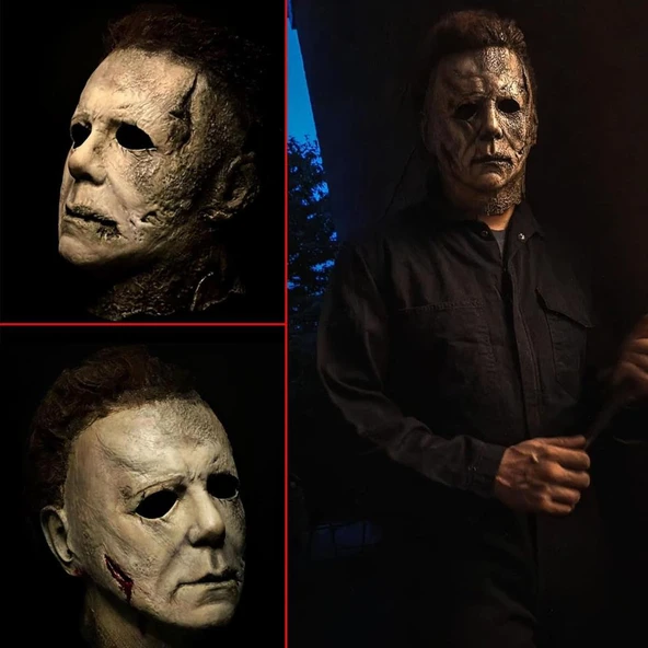 Michael Myers LateMaske - Michael Myers Et Maske Kafaya Tam Geçmeli