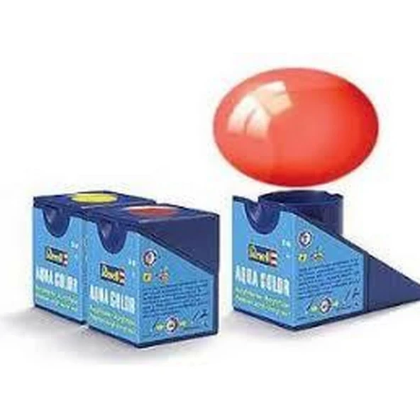Aqua Color Red - Clear Boya- 18 ml - Resim 2