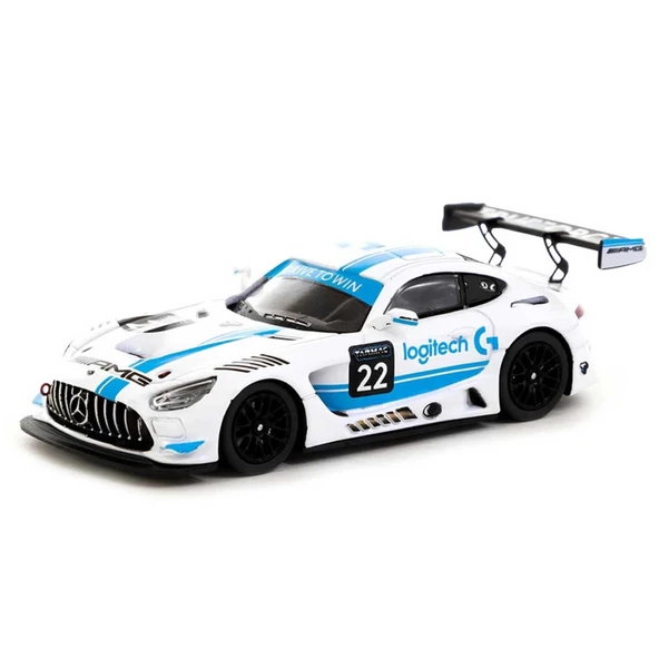 Tarmac Wor1:64 X Logitech Mercedes AMG GT3 Logitech G Race with Plastic Truck Packaging