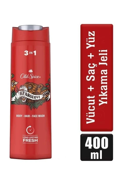 Old Spice Bearglove Erkekler İçin Duş Jeli Ve Şampuan 400 Ml