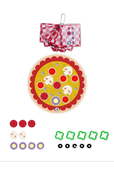 Çocukların Ince Motor Becerilerini Geliştiren Eğitici Pizza Yapım Etkinliği - Resim 2