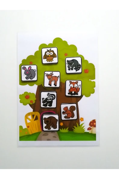 Eğitici Oyuncak Cırtlı Kitap Çocuk Etkinlik Oyun Aktivite - 3