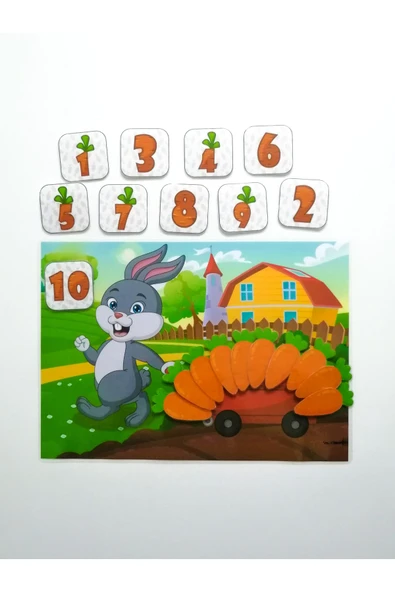 Eğitici Oyuncak Cırtlı Kitap Çocuk Etkinlik Oyun Aktivite - 3