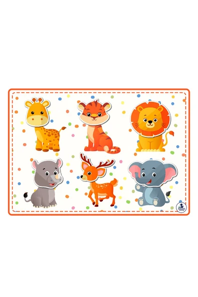 Çocuklar İçin Hayvanları Öğretici Zeka Geliştirme Kartı Hafıza Güçlendirme Oyunu Cırtlı Etkinlik - Resim 3