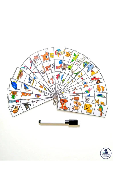 Çocuklar İçin Görsel Hafıza ve Zeka Geliştirme Farklı Olanı Bulma Oyunu Etkinlik Kartları - Resim 4