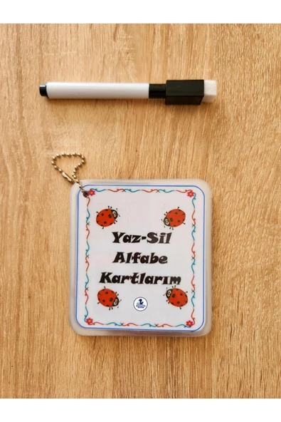 Alfabe Harfleri Öğreniyorum Yazsil Kartları - Resim 2