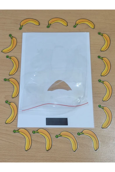 Maymunun Karnını Doyuruyoruz Eğitici Etkinlik Materyali Aktivite Oyun - 5