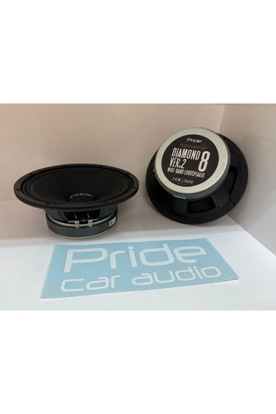 PRİDE AUDİO Pride Diamond 8 v.2 RMS 300Rms 20 CM RUSYA - 2
