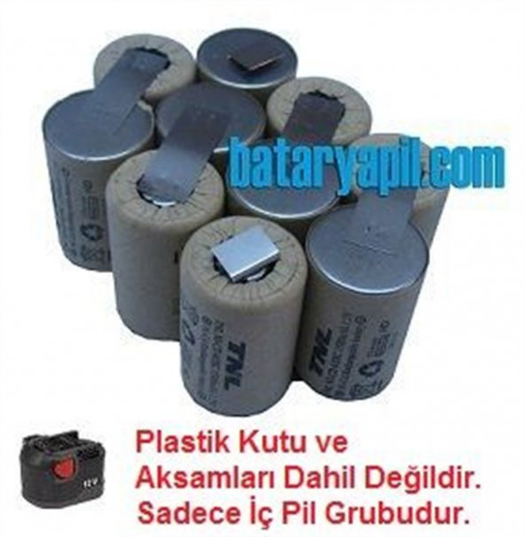 AEG B1214G 12v Matkap Batarya için 1500mAH Pil Değişim Grubu