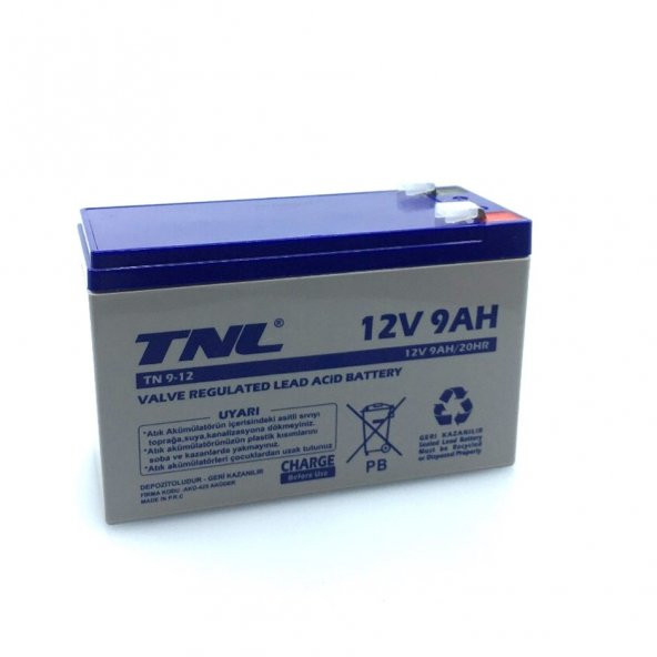 TNL 12 volt 9 Amper Kuru Tip Akü - 12