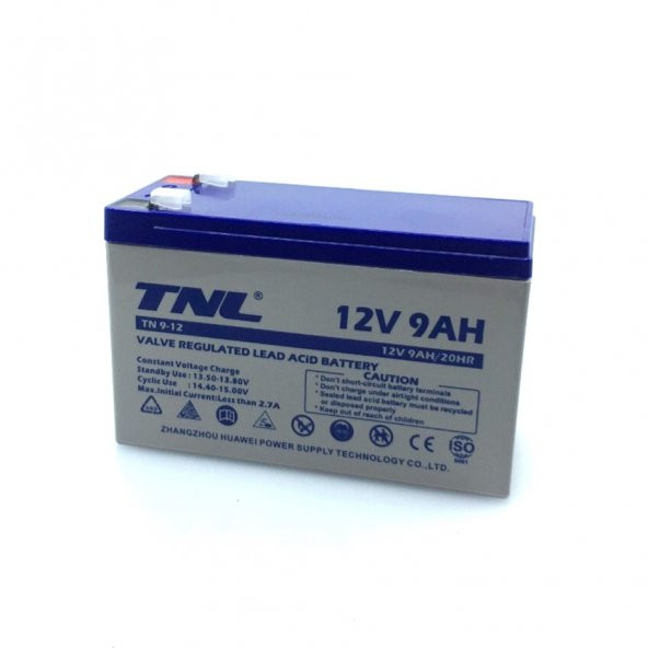 TNL 12 volt 9 Amper Kuru Tip Akü - 1
