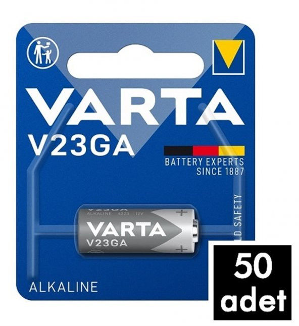 Varta 23A 12v Oto Kumanda Pili 50 adet Toptan Satış - Resim 6