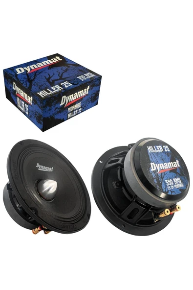 Dynamat Kıller-25 Oto Midrange 25cm 350 Watt 2 Adet