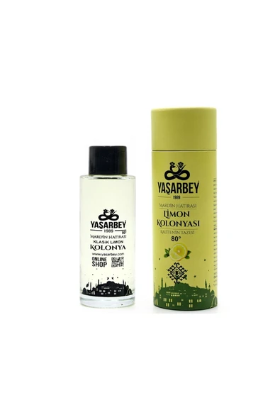 Yaşarbey Mardin Özel Limon Kolonyası 500 ml ( Hediyelik Kutu )