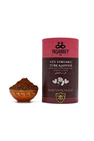 Yaşarbey MARDİN KLASİK GÜL LOKUMLU TÜRK KAHVESİ 400 GR