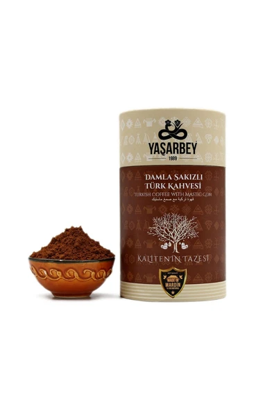Yaşarbey Mardin Klasik Damla Sakızlı Türk Kahvesi 400 gr