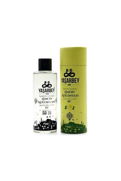 Yaşarbey MARDİN DOĞAL LİMON KOLONYASI 250 ML (HEDİYELİK KUTU)