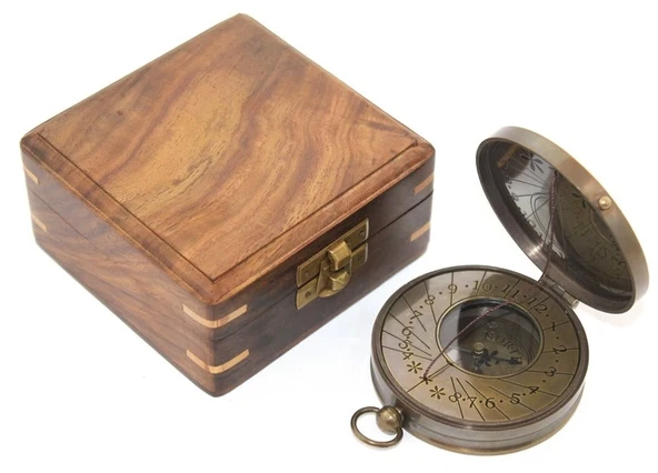 Ahşap Kutulu Pusula Ksk2080 ürün görseli 1