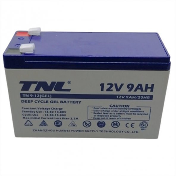 TNL 12V 9Ah JEL TİP AKÜ - 2