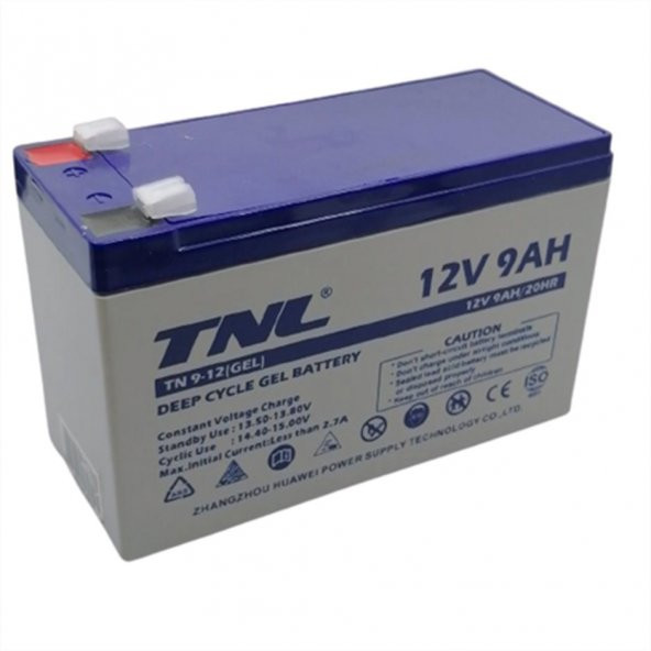 TNL 12V 9Ah JEL TİP AKÜ - 12