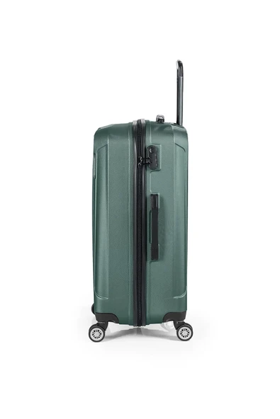 Polo&Sky Spring Model Haki Renk Orta Boy Valiz Bavul - Resim 2