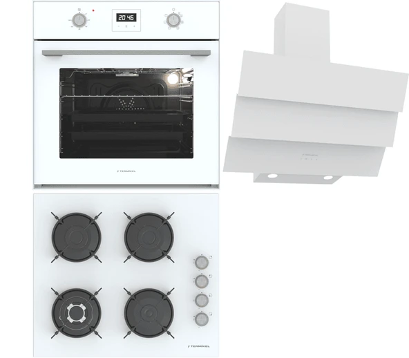 Termikel Ankastre Set (BO O64D5C W + BH P6194C W + CH S6532C WW)