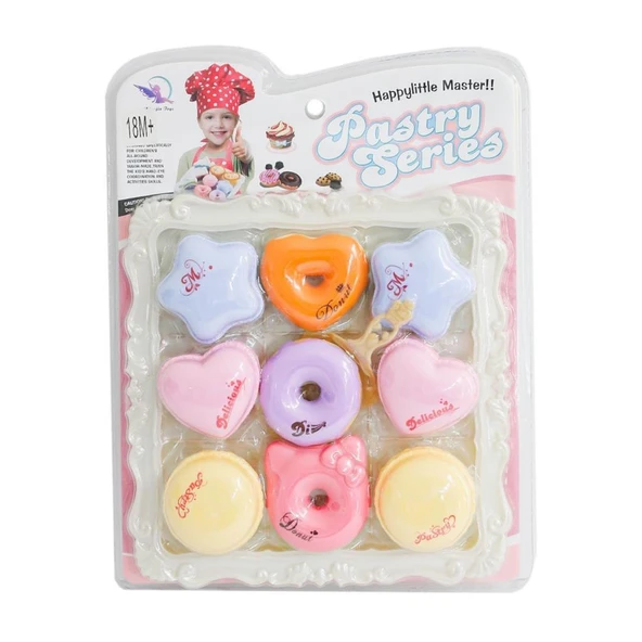 B88-4 Kartela Tepsili Şirin Kurabiye Seti -Birliktoys - 2