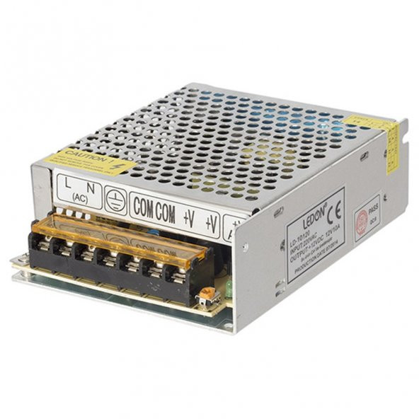 Ledon 12V 10A 120w Metal Kasa Adaptör