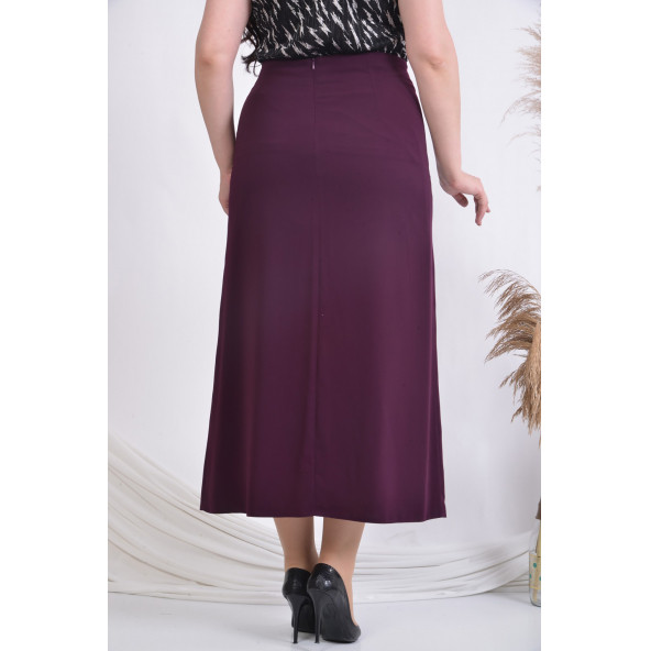 BAYAN BÜYÜK BEDEN ÇAN ETEK SORALLİNE 778 MÜRDÜM - 4