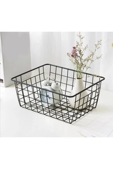 Mobigoom Metal Çok Amaçlı Sepet Organizer Meyve Sebze Saklama Kutusu - 2