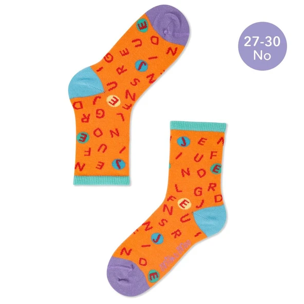 Milk&Moo Jungle Friends Çocuk Çorap Seti 5'li, Beden 27-30, Yumuşak ve Dayanıklı Kumaş - 4