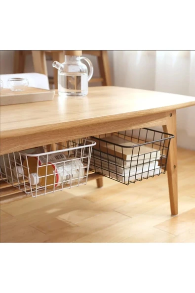 Mobigoom Metal Çok Amaçlı Sepet Organizer Meyve Sebze Saklama Kutusu - 4