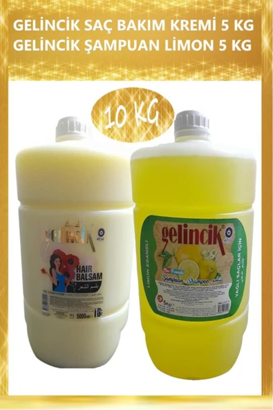 Gelincik Saç Kremi&limon Esaslı Şampuanı 5 5 Kg