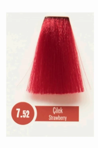 AKOS 7.52 Çilek Saç Boyası 4 Adet - 4 Adet Oksidan Ve 4 Adet Boya Eldiveni Ile Birlikte - Resim 3