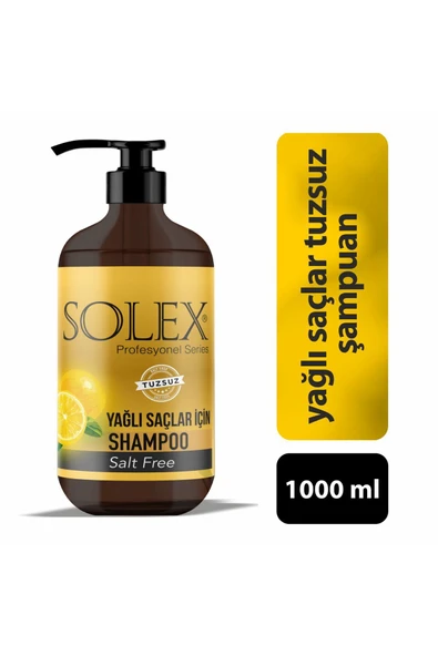 Solex Tuzsuz Professıonal Serıes Yağlı Saçlar İçin Şampuan 1.000 ml