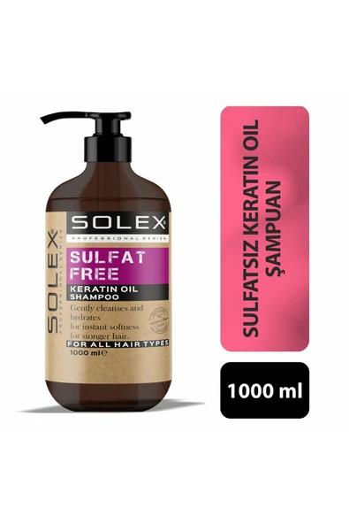 Solex Sülfatsız Professıonal Serıes Keratin Özlü Şampuan 1.000 ml