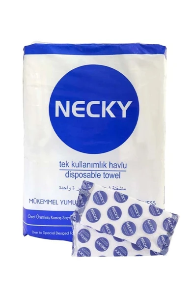 Kraft Necky Tek Kullanımlık Havlu 100'lü - Resim 2