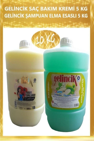 Gelincik Saç Kremi&elma Esaslı Şampuan 5+5 Kg